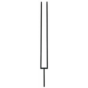 9094 T87 Split Rectangular Aalto Contemporary Iron Baluster