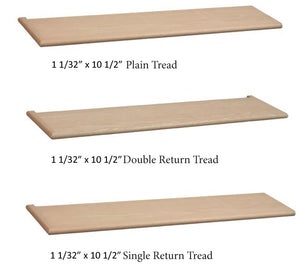 Premium Treads / Steps | USA Crafted 8070-42 Tread-Treads & Risers-Amish Craft by StepUP Stair Parts