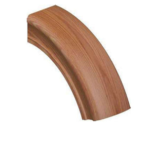 7X13 Overhand Easing 6084 Profile Handrail Fitting  | USA-Made Amish Stair Railing by StepUP Stair