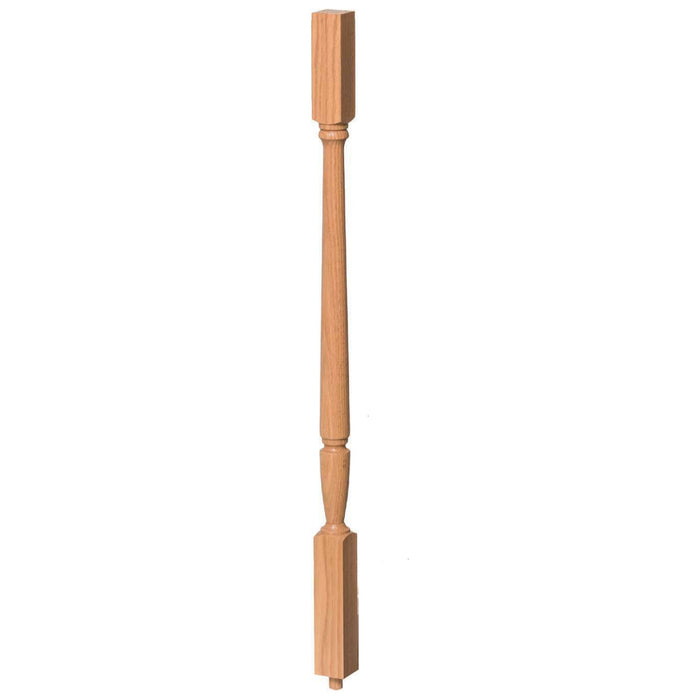 T-2005 Square Top Twisted Baluster Spindle | USA-Made Stair Parts