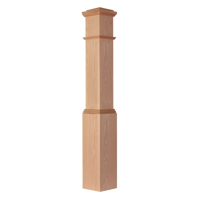 4092 Square Box Newel Post | USA-Made Stair Parts