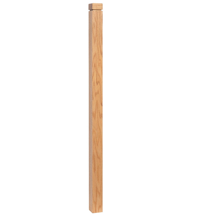 4202 Radiused Top & Square Groove Newel Post | USA-Made Stair Parts