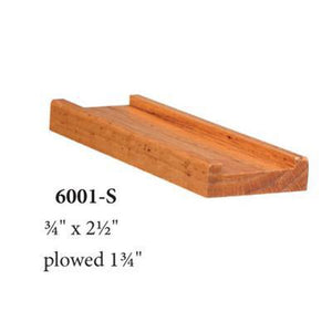  6001-S Plowed 1 3/4" Shoe Rail by StepUP Stair Parts - Accessories 