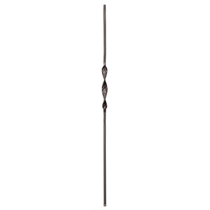 9010 Single Ribbon Metal Spindle |  Iron Balusters |  Amish Craft by StepUP Stair 