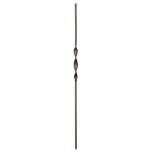 9010 Single Ribbon Metal Spindle |  Iron Balusters |  Amish Craft by StepUP Stair