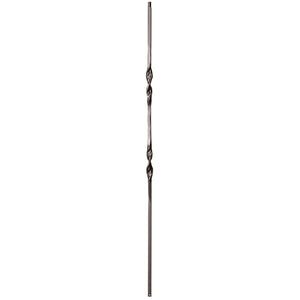 9011 Double Ribbon Metal Spindle |  Iron Balusters |  Amish Craft by StepUP Stair 