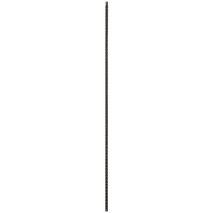 9016 Plain with Hammered Bar Metal Spindle |  Iron Balusters |  Amish Craft by StepUP Stair