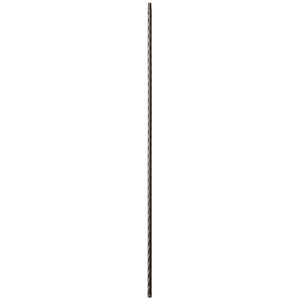 9020 Plain with Hammered Edge Metal Spindle |  Iron Balusters |  Amish Craft by StepUP Stair
