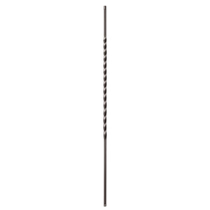 9080 22" Single Twist Metal Spindle |  Iron Balusters |  Amish Craft by StepUP Stair 
