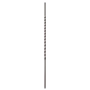9080 22" Single Twist Metal Spindle |  Iron Balusters |  Amish Craft by StepUP Stair