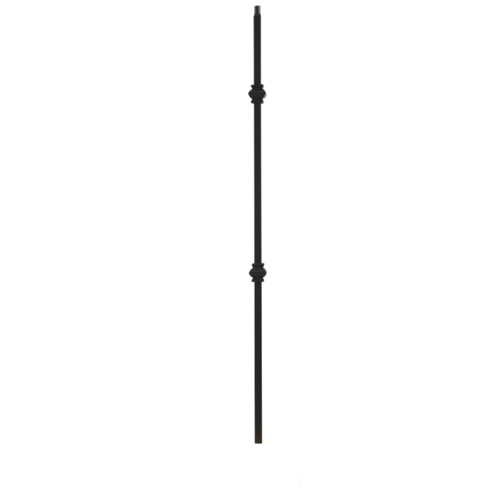9907 MEGA 3/4" Square Double Knuckle Iron Baluster Spindle | Metal Railing