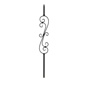 MEGA M601 5 1/2 x 27 S Scroll Metal Spindle | Metal Spindle | WM Coffman by StepUP Stair
