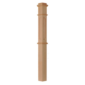 ARP-4375 Box Newel | USA-Made Amish Stair Railing by StepUP Stair