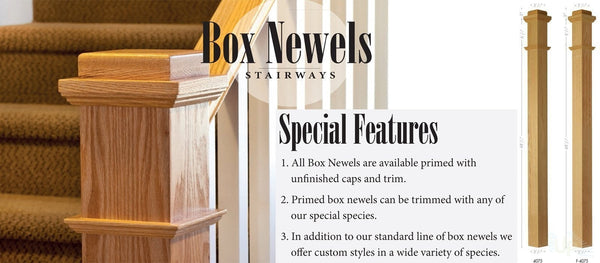 4075 (3 1/2&quot;) Box Newel Collection