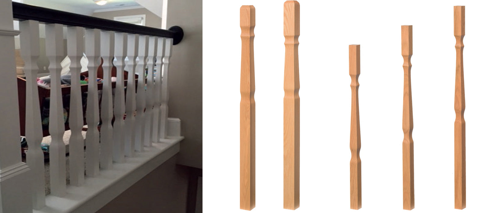 Mission Newel Posts & Baluster Spindles StepUP Stair Parts