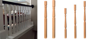 Mission Newel Posts & Baluster Spindles