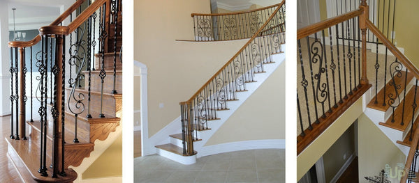 Wrought Iron Stair Parts | 1000+ Baluster Designs & Finishes Available ...