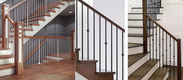 Simply Modern Sphere Metal Wrought Iron Baluster Spindles