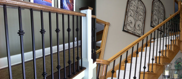 Versatile &amp; Modern Metal Wrought Iron Baluster Spindles