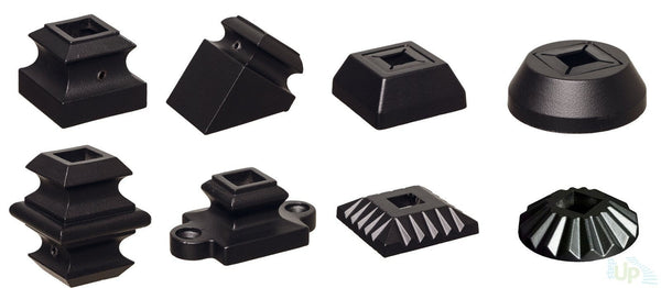 Wrought Iron Shoe Boot Bases &amp; Knuckles