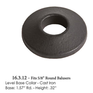 16.3.12 5/8" Round Flat Iron Shoe Plate | Iron Shoes & Knuckles | House of Forging by StepUP Stair