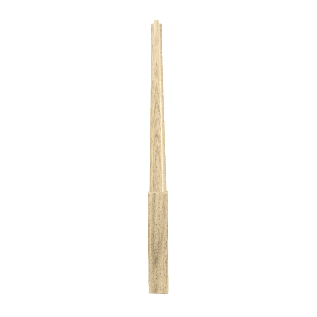 4311 Contemporary Minimalist  Tapered Round Newel Post | USA-Made Amish Stair Railing by StepUP Stair