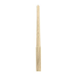 4311 Contemporary Minimalist  Tapered Round Newel Post | USA-Made Amish Stair Railing by StepUP Stair