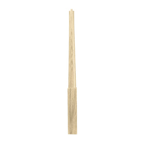 4411 Contemporary Minimalist  Tapered Round Newel Post | USA-Made Amish Stair Railing by StepUP Stair