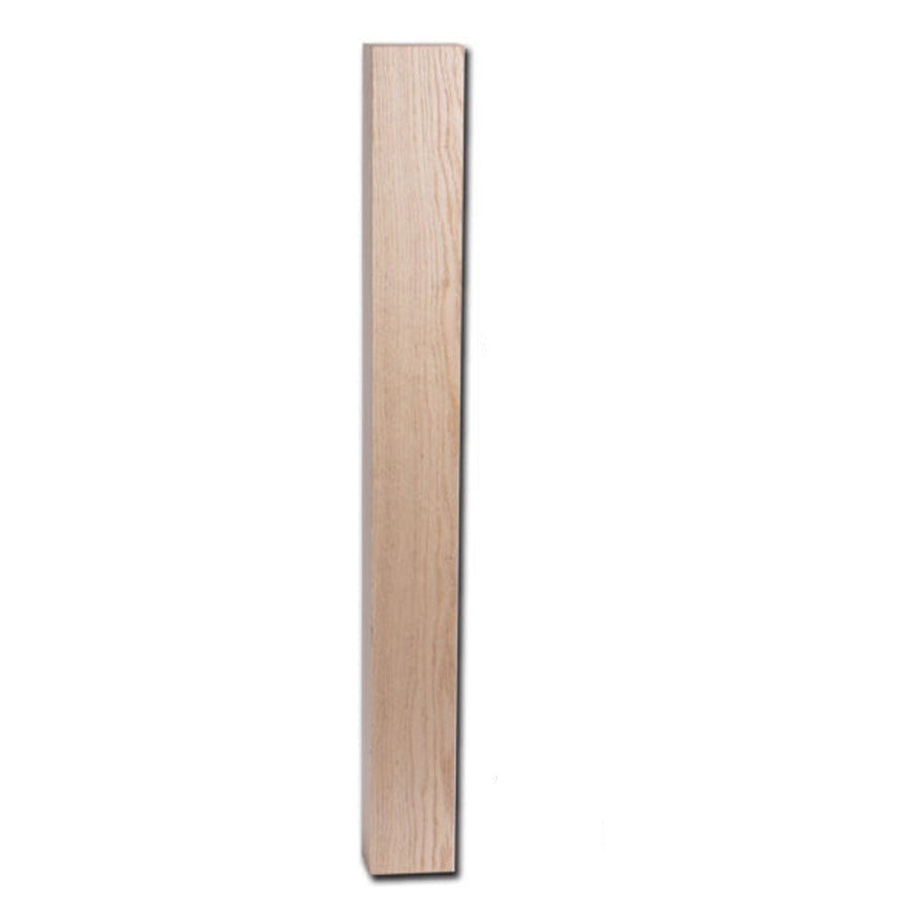 5000 5 1/2" Solid Square Contemporary Newel Post | USA-Made Amish Stair Railing by StepUP Stair