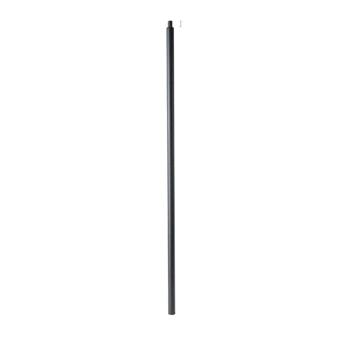 9501 1 3/16" Round Plain Metal Iron Newel Post | Metal Railing