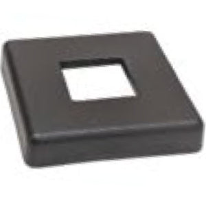 9054 Contemporary Slimline Flat Base Shoe for 1/2" Square Iron Baluster Spindle-Iron Shoes & Knuckles-Amish Craft by StepUP Stair Parts