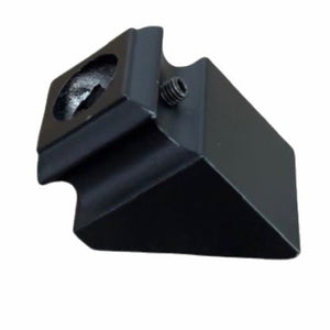 9063 Pitch Base Iron Shoe for 5/8" Round Baluster-Iron Shoes & Knuckles-Amish Craft by StepUP Stair Parts