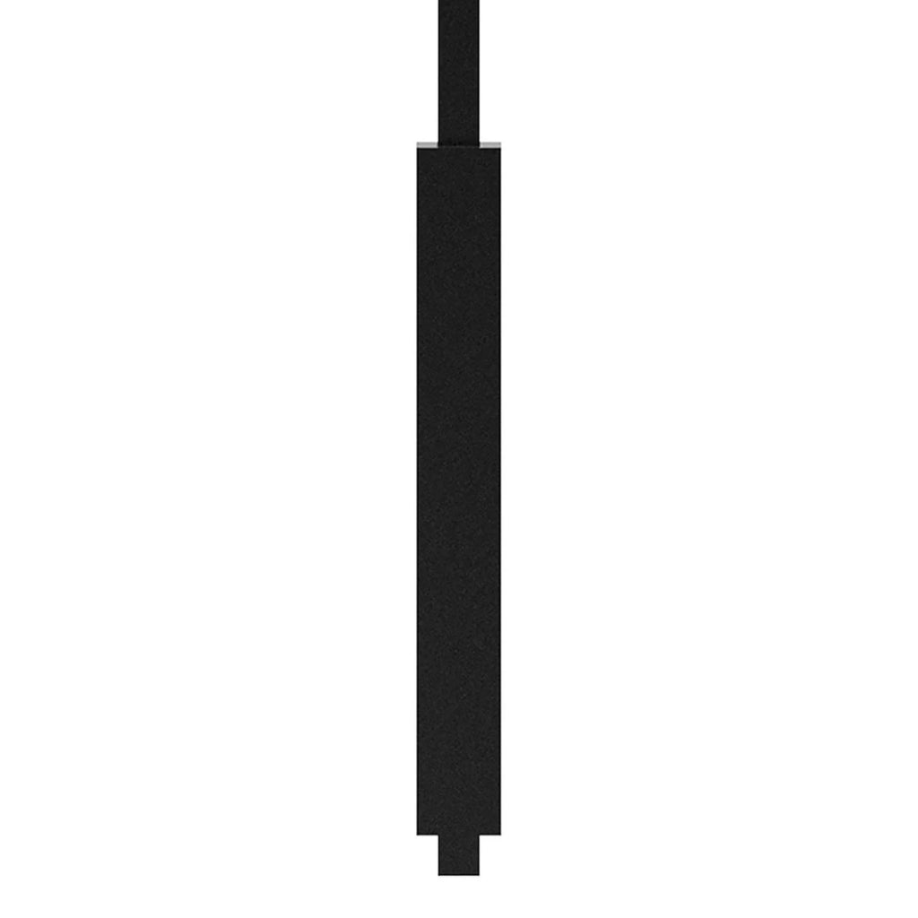 9000 1/2" Square Plain Iron Baluster with Sleeve | Metal Spindle by StepUP Stair