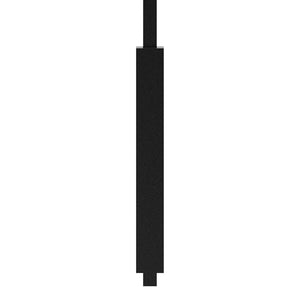 9000 1/2" Square Plain Iron Baluster with Sleeve | Metal Spindle by StepUP Stair