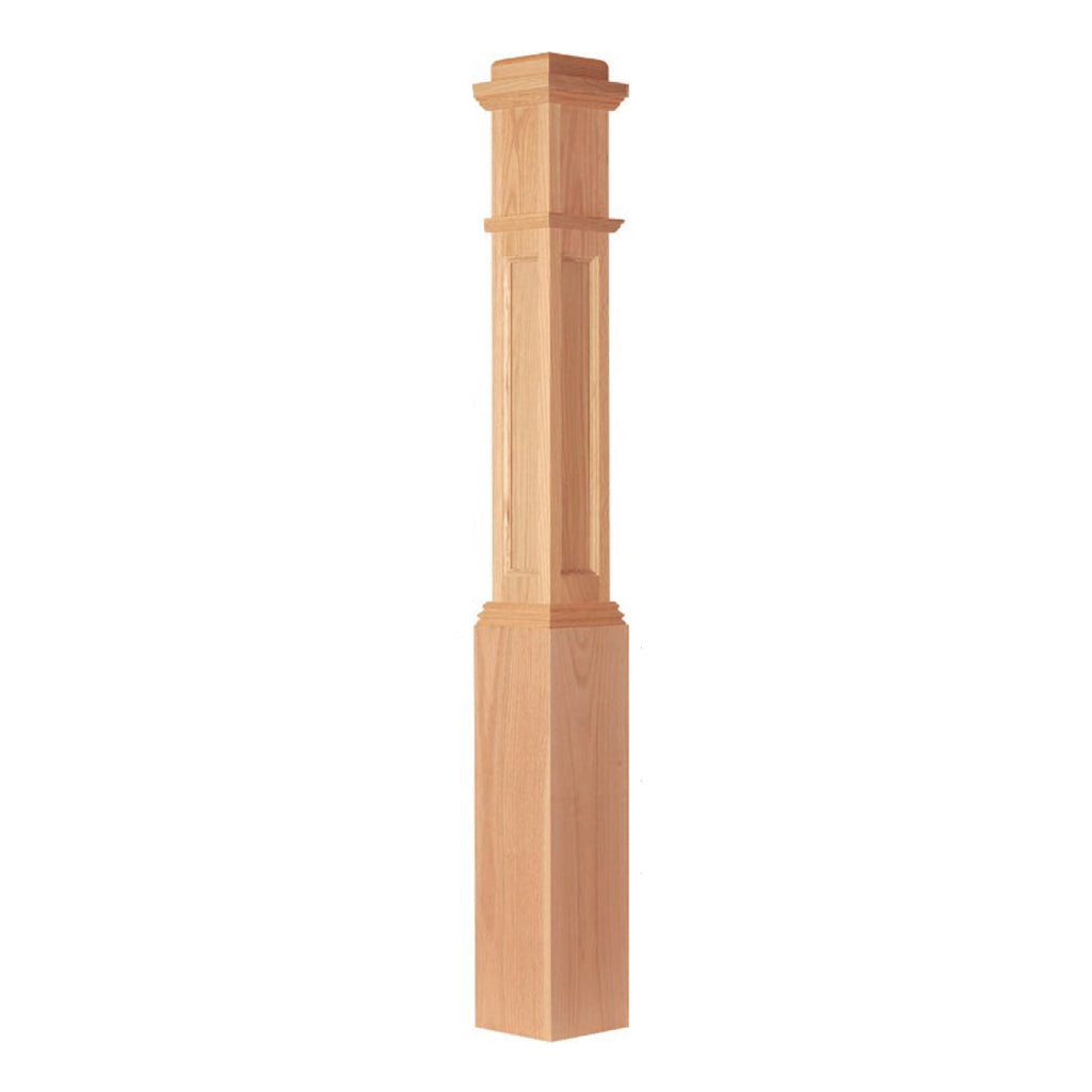 AFP-4091 Box Newel | USA-Made Amish Stair Railing by StepUP Stair
