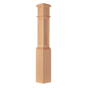 AFP-4092 Box Newel | USA-Made Amish Stair Railing by StepUP Stair