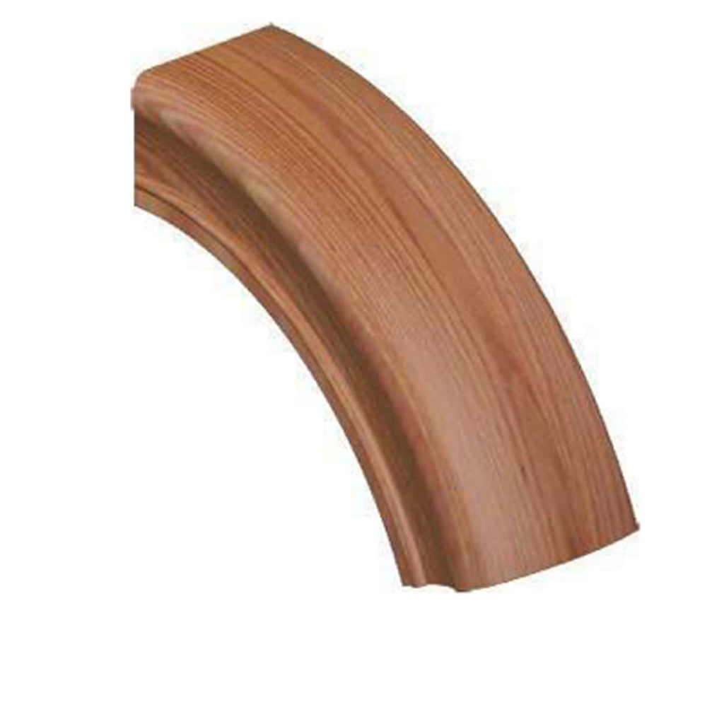 7X13 Overhand Easing 6084 Profile Handrail Fitting  | USA-Made Amish Stair Railing by StepUP Stair