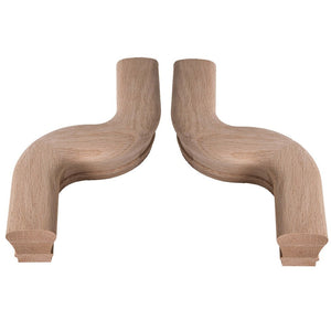 7X22 S-Fitting 6084 Profile Handrail Fitting  | USA-Made Amish Stair Railing by StepUP Stair