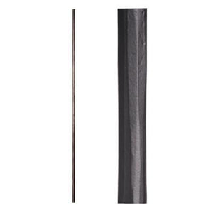 3.1.1 Wentworth Round Forged Plain Satin Black Wrought Iron Spindle | Iron Balusters | House of Forging by StepUP Stair 