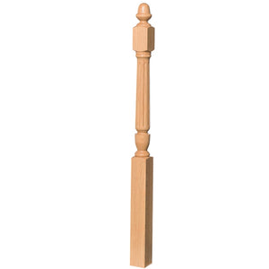 3042 Starting Newel | USA-Made Amish Stair Railing by StepUP Stair