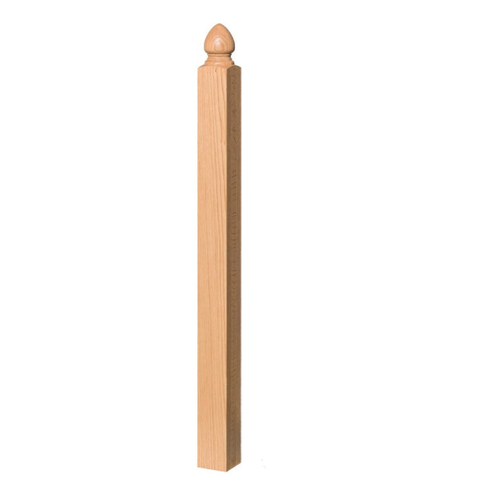 4004 Acorn Top Starting Newel Post | USA-Made Stair Parts