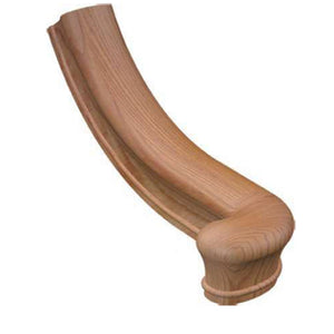 7641 Left Hand Turnout Handrail Fitting | USA-Made Amish Stair Railing by StepUP Stair