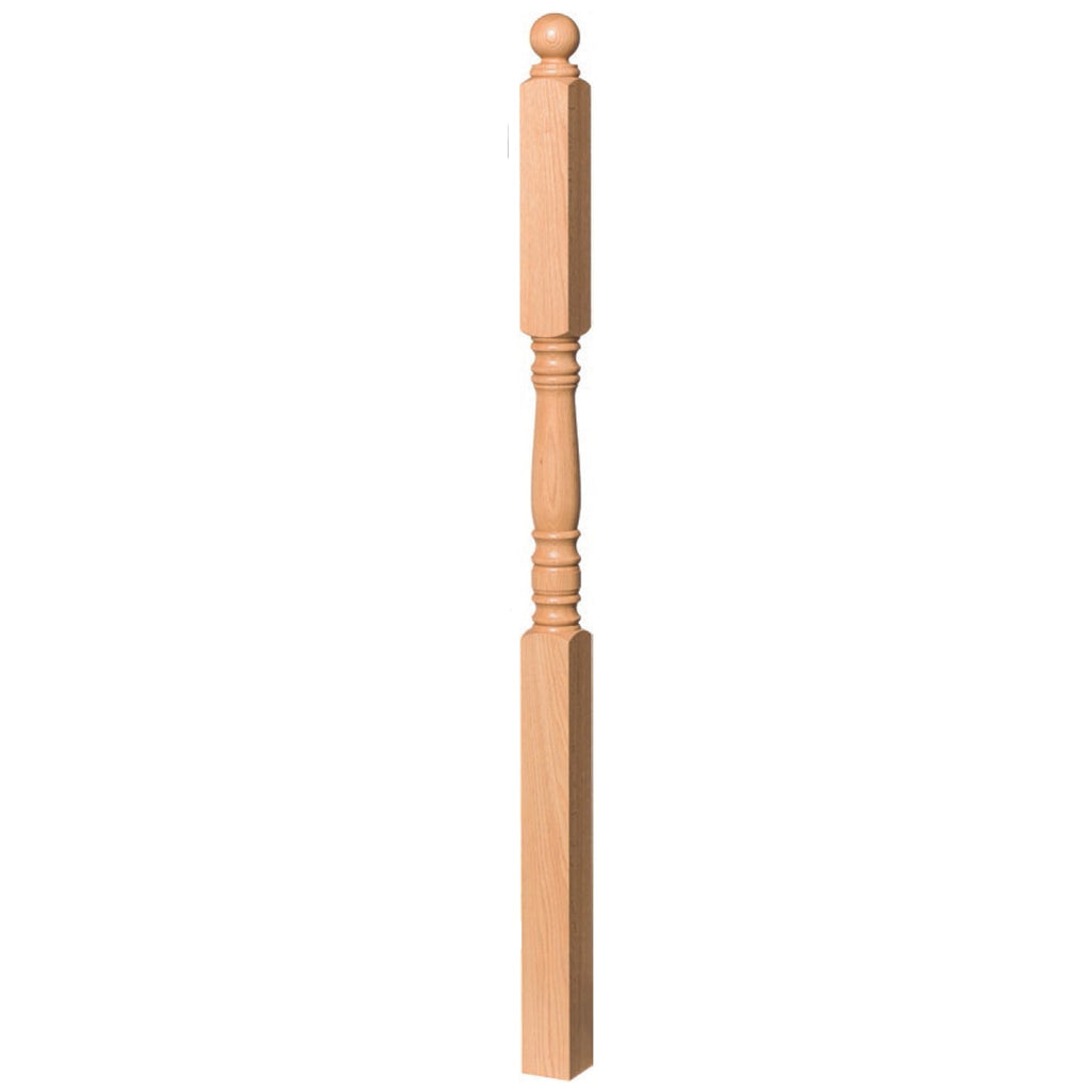 4305 Hampton Newel Post | USA-Made Amish Stair Railing by StepUP Stair