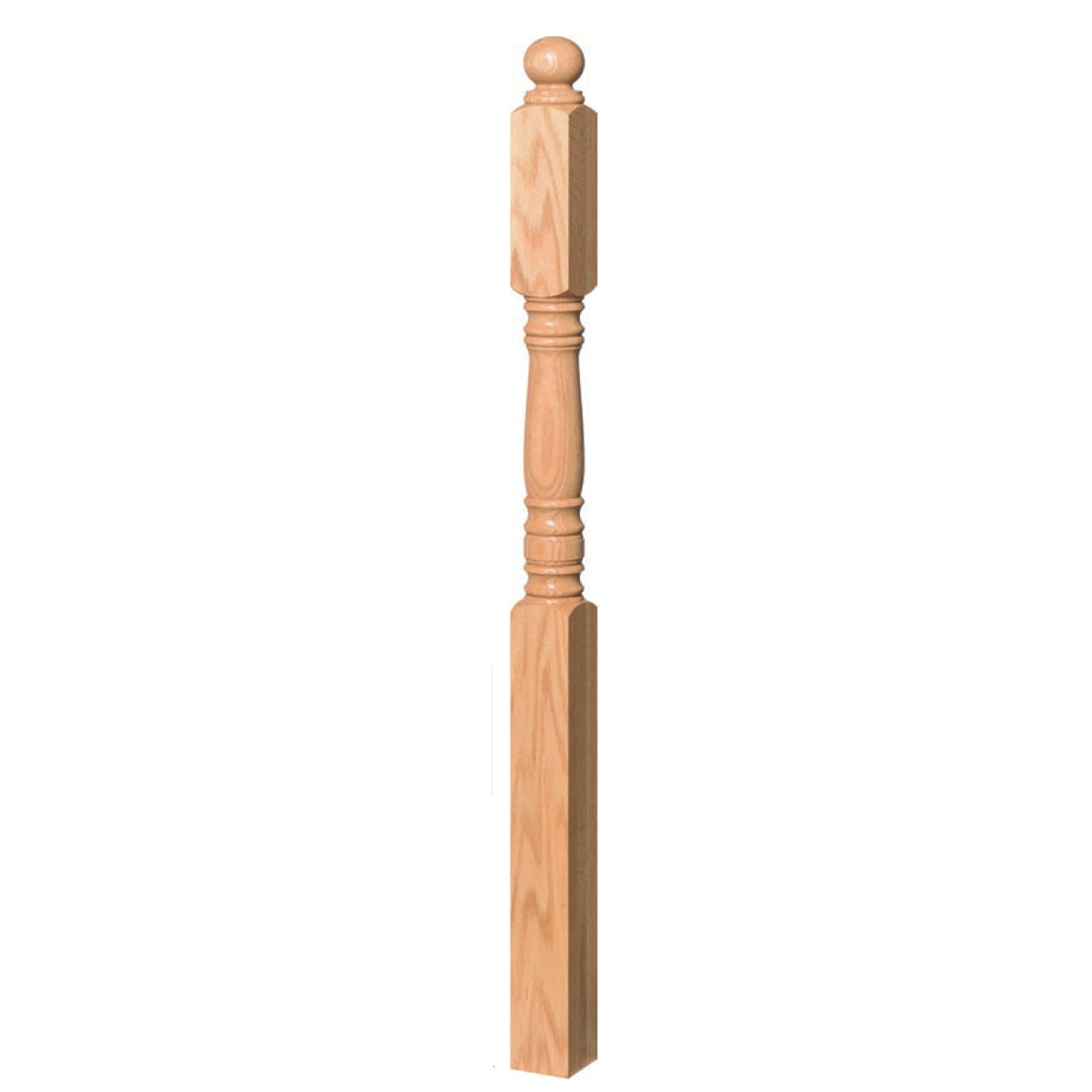 4503 Second Floor Newel | USA-Made Amish Stair Railing by StepUP Stair