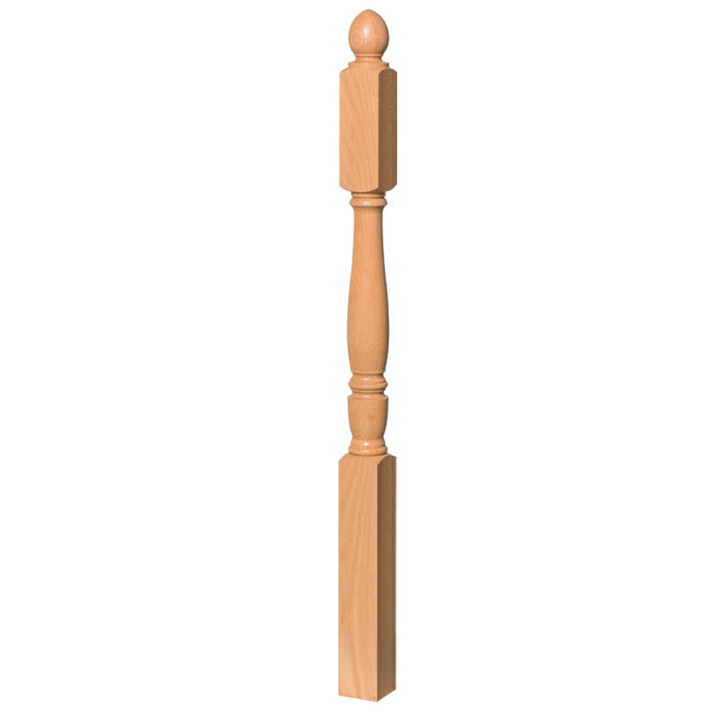 4545 Second Floor Newel | USA-Made Amish Stair Railing by StepUP Stair