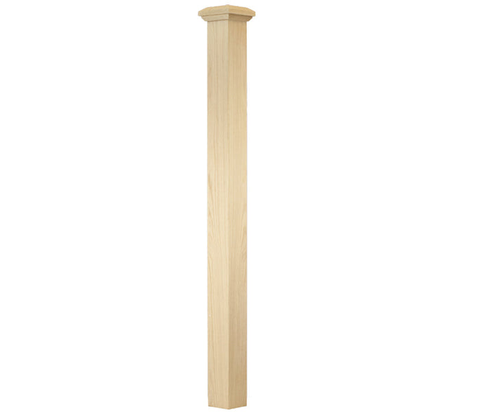 4690 Mission Square Box Newel Post | USA-Made Stair Parts