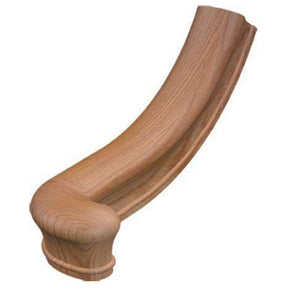 9146 Right Hand Turnout Handrail Fitting | USA-Made Amish Stair Railing by StepUP Stair