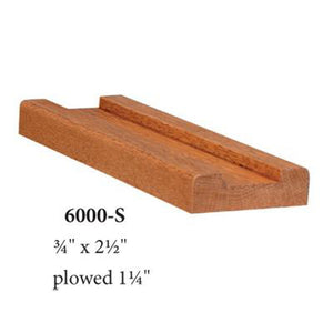  6000-S Plowed 1 1/4" Shoe Rail by StepUP Stair Parts - Accessories 