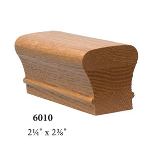 Wood Railings | Banister | 6010B Solid Bending Handrail-Handrails & Handrail Fittings-Amish Craft by StepUP Stair Parts