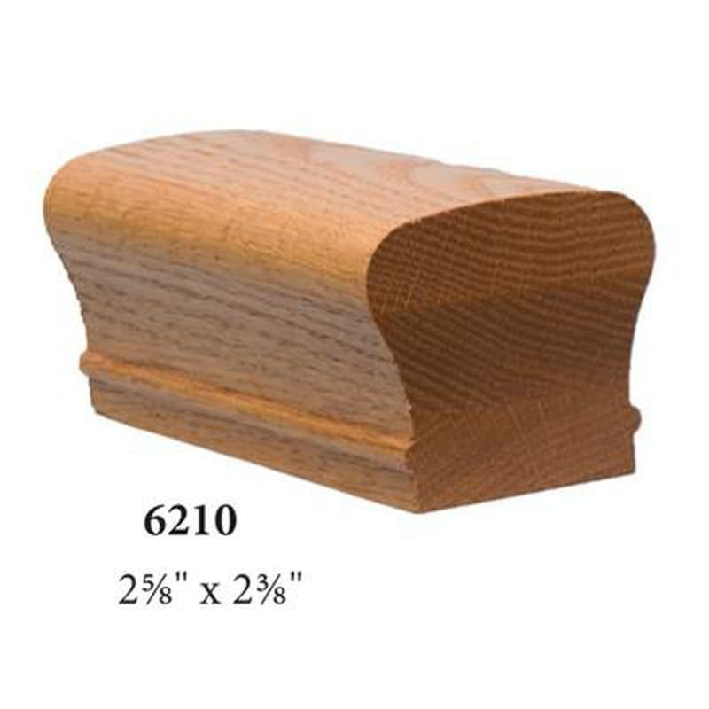7299 2 Riser Straight Gooseneck Handrail Fitting | USA-Made Stair Parts ...